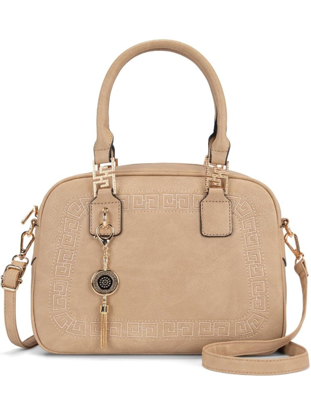 Stylish Crossbody Satchel Handbag for Women - Detachable Strap, Versatile Design